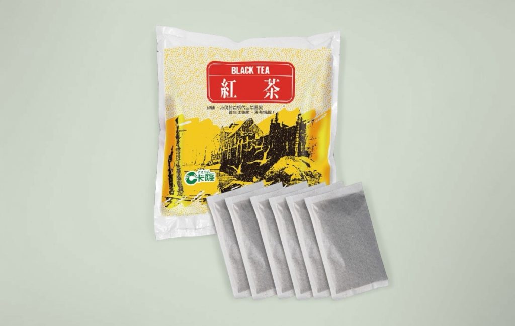 Black tea tea bag