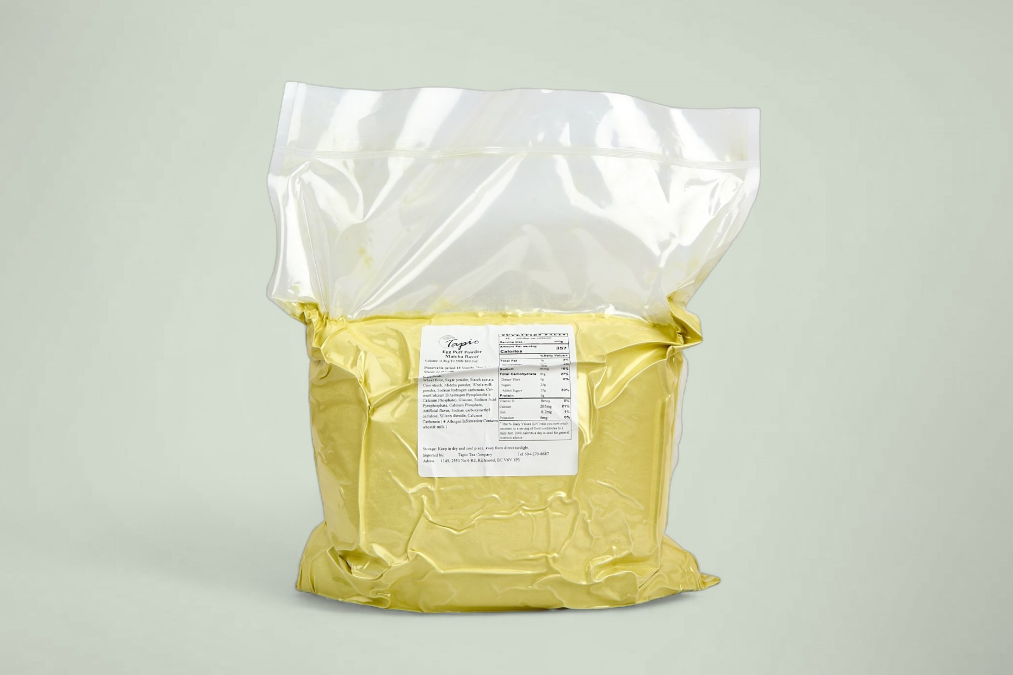 頂級抹茶雞蛋仔預拌粉 premium matcha bubble waffle mix powder