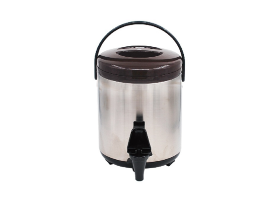 8 公升不鏽鋼茶桶 咖啡 8L Stainless Steel Tea Container (Brown)