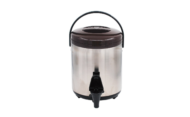 8 公升不鏽鋼茶桶 咖啡 8L Stainless Steel Tea Container (Brown)
