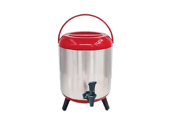 8 公升 不鏽鋼茶桶 8L Stainless Steel Tea Container (Red)