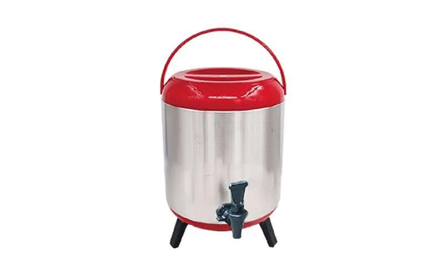 8 公升 不鏽鋼茶桶 8L Stainless Steel Tea Container (Red)