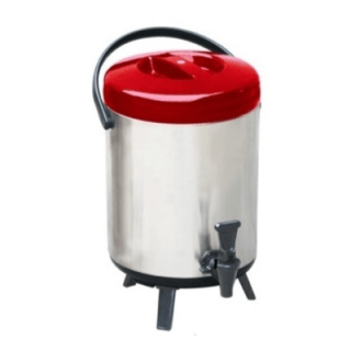 (8 公升 不鏽鋼茶桶) 8L Stainless Steel Tea Container (Red)
