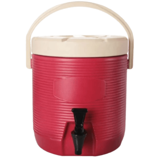 (13 公升茶桶) 13 Litre Tea Container With Dispenser (Red)