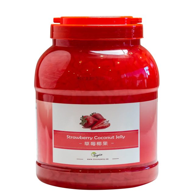 草莓椰果 strawberry coconut jelly