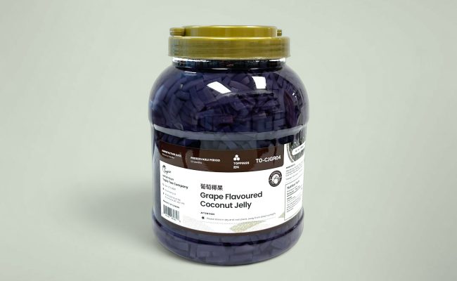 葡萄椰果 Grape coconut jelly