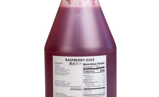 覆盆莓果汁 raspberry juice