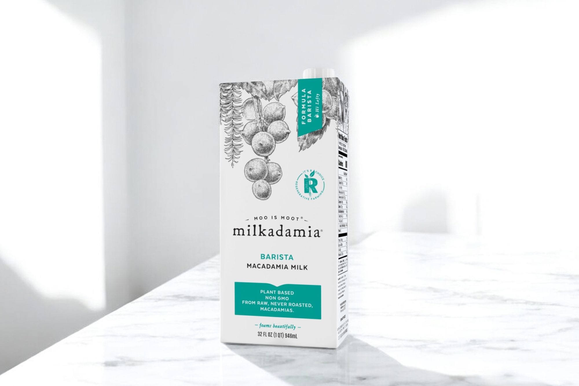 Milkadamia Latte De Barista Milkadamia 咖啡師夏威夷堅果奶