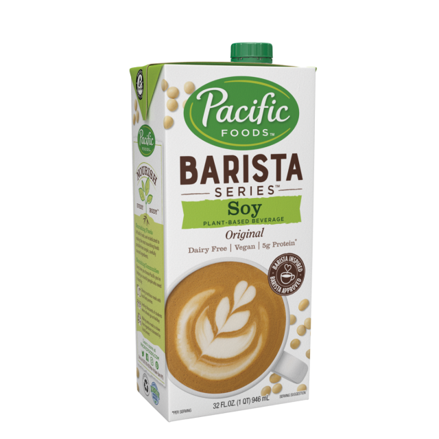 豆奶 pacific barista soy milk