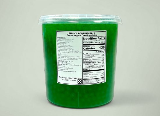 青蘋果爆爆珠 green apple popping boba