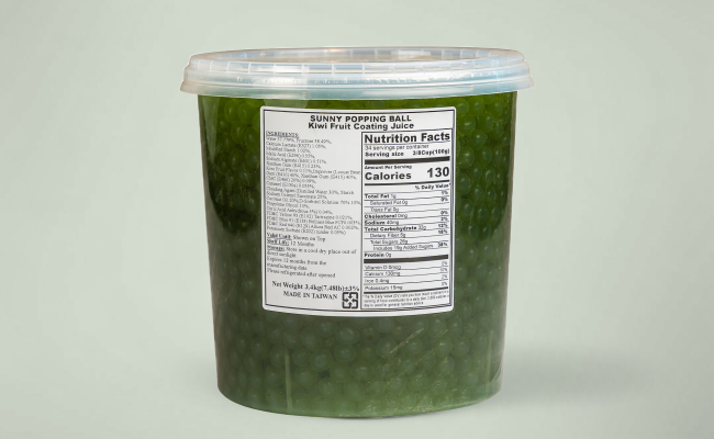 奇異果爆爆珠 Kiwi popping boba