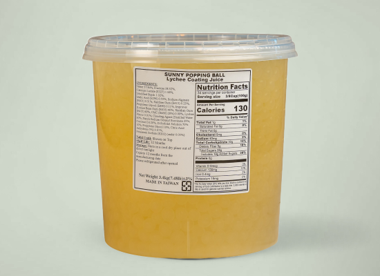 荔枝爆爆珠 lychee popping boba