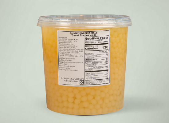 多多爆爆珠 yogurt popping boba