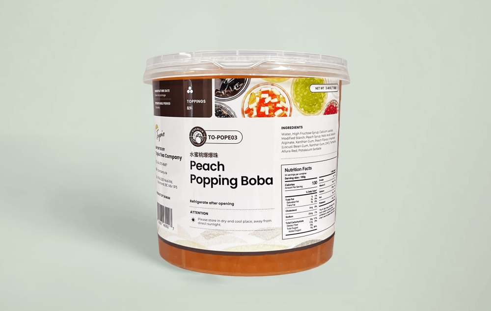 Peach Popping Boba 水蜜桃爆爆珠