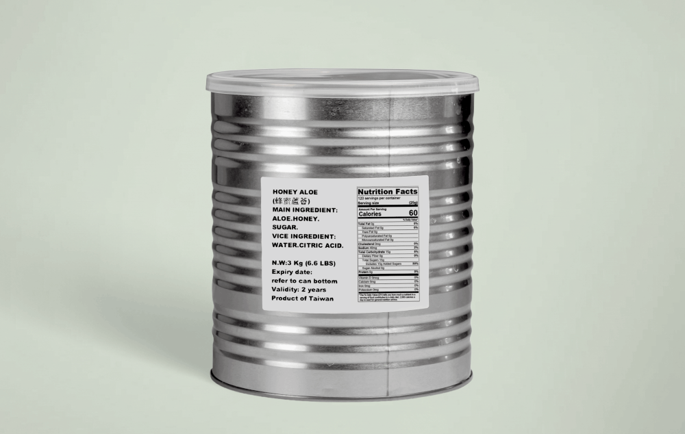 Canned Aloe Vera Can 蘆薈罐頭