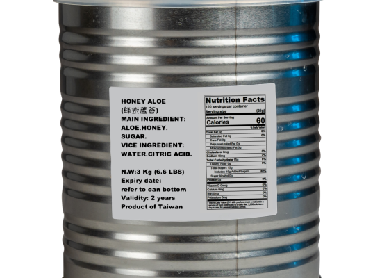 (蘆薈罐頭）Ready to use canned aloe vera topping.