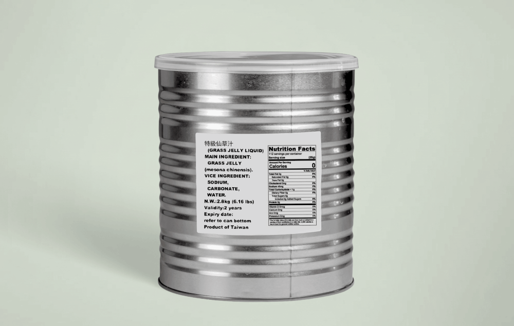 Canned Herbal Liquid 燒仙草汁罐頭