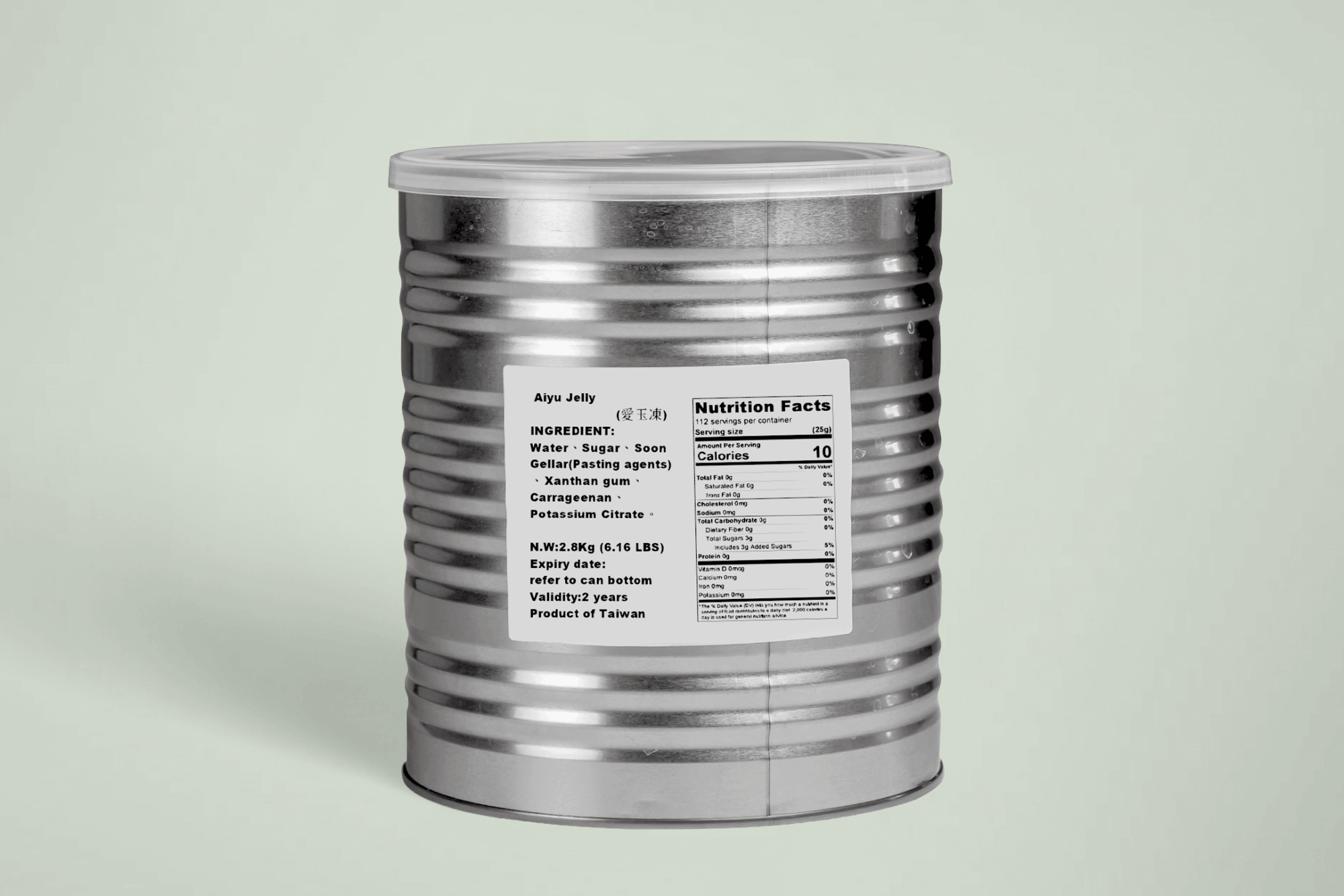 Canned Lemon Ai Yu Jelly 愛玉凍罐頭