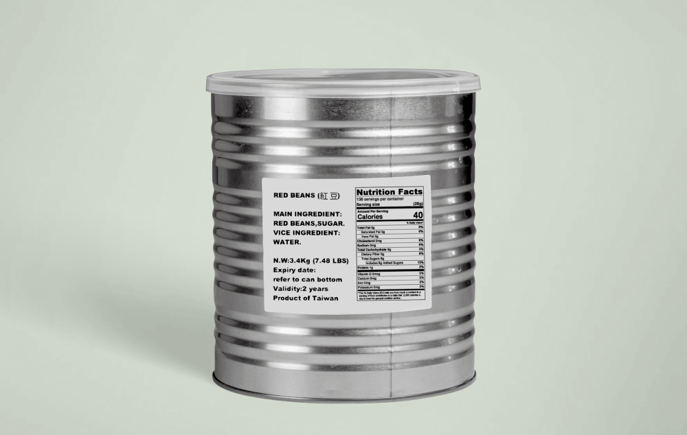 Canned Red Beans 紅豆罐頭