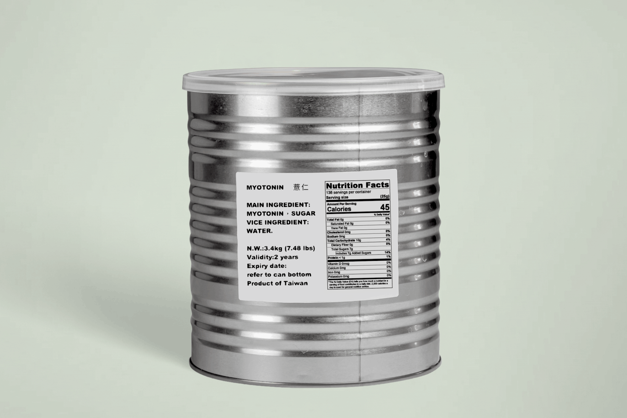Canned Barley (Yi-Ren) 薏仁罐頭