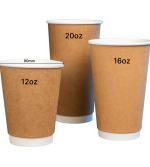 牛皮紙雙層熱飲杯 Double Wall Kraft Paper Hot Cups