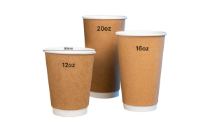 牛皮紙雙層熱飲杯 Double Wall Kraft Paper Hot Cups