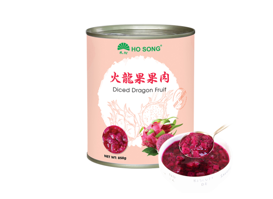 canned diced dragon fruit