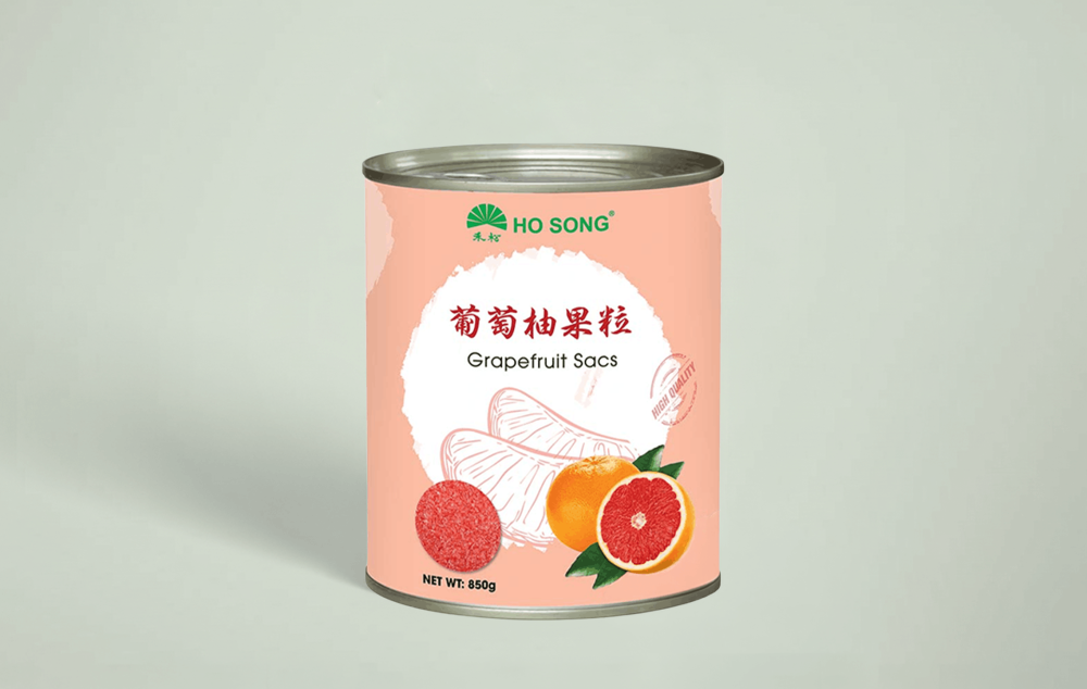 Canned Grapefruit Pulp 葡萄柚果粒罐頭