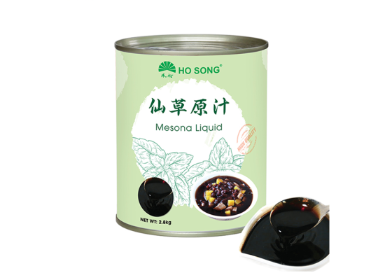 canned herbal mesona liquid