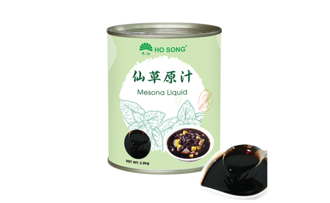 canned herbal mesona liquid