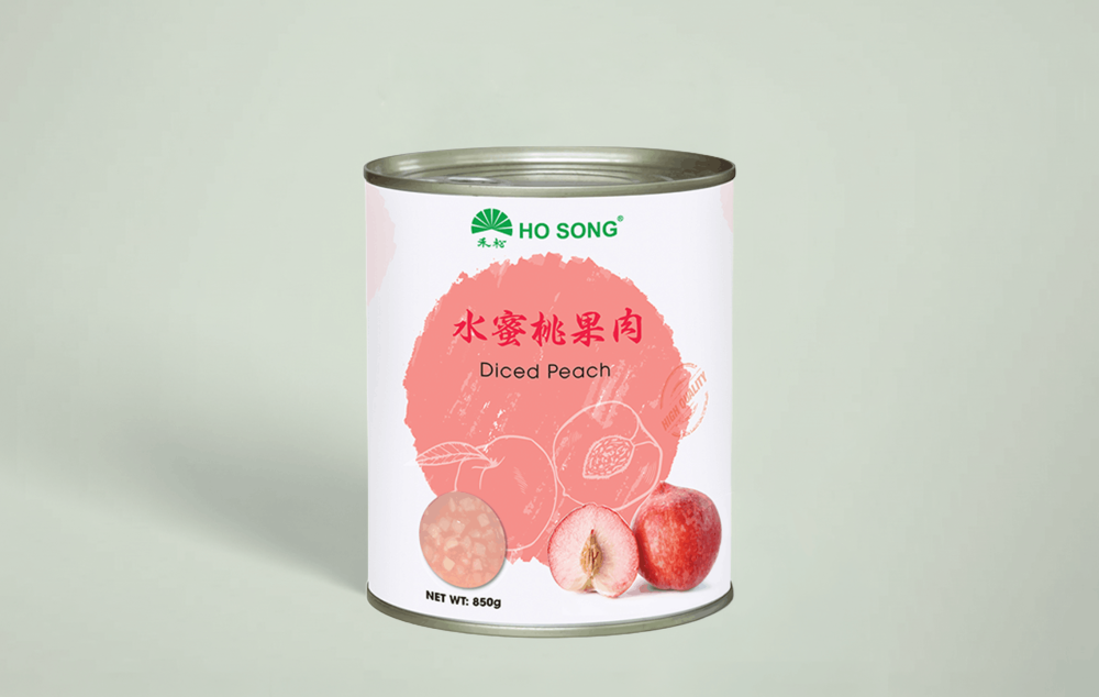 Canned Diced Peach 水蜜桃果肉罐頭