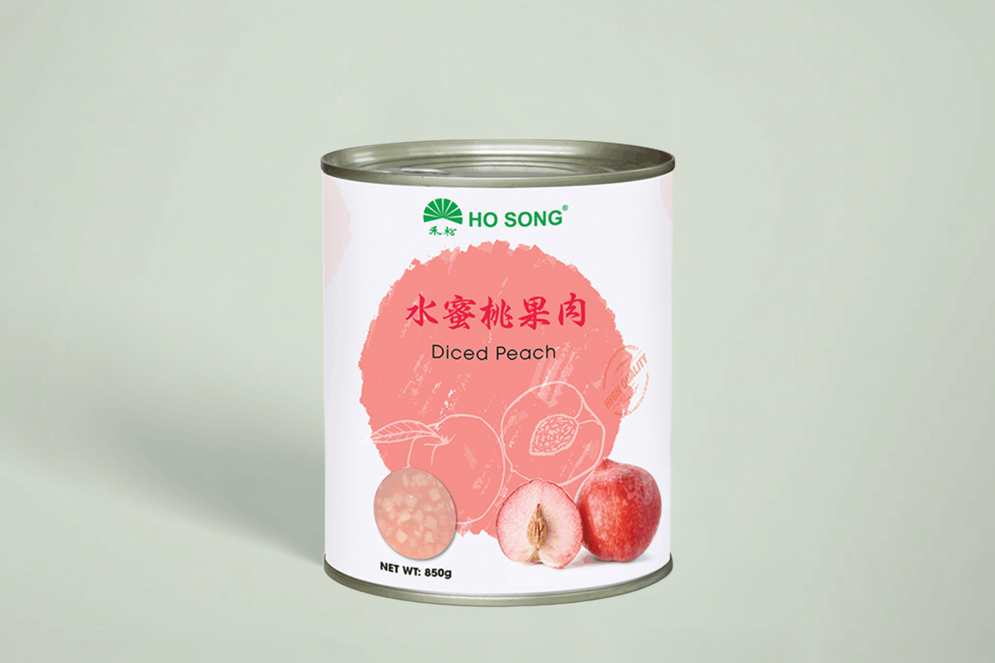 Canned Diced Peach 水蜜桃果肉罐頭