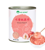 canned diced peach