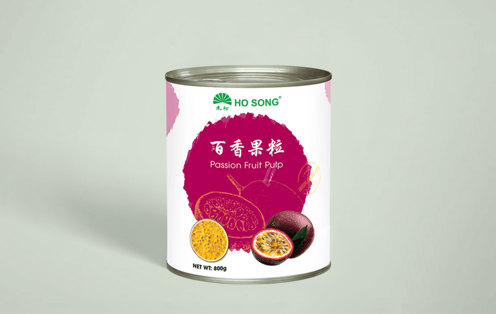 Canned Passion Fruit Pulp 百香果粒罐頭