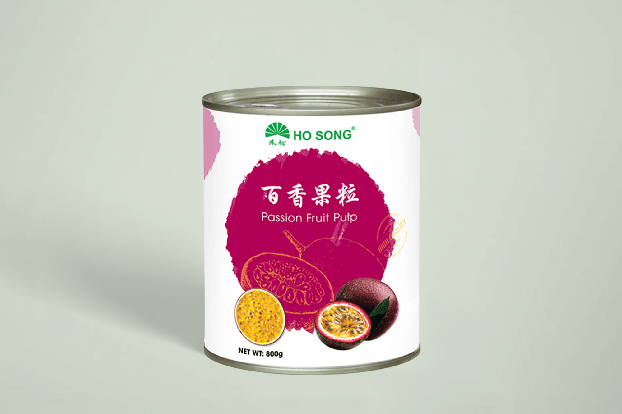 Canned Passion Fruit Pulp 百香果粒罐頭
