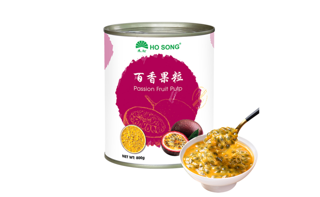 canned passion fruit sacs