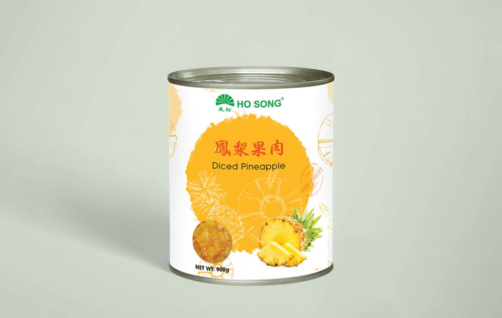 Canned Diced Pineapple 鳳梨果肉罐頭