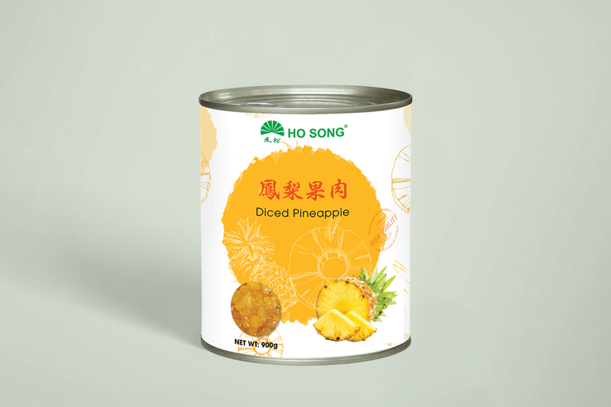 Canned Diced Pineapple 鳳梨果肉罐頭