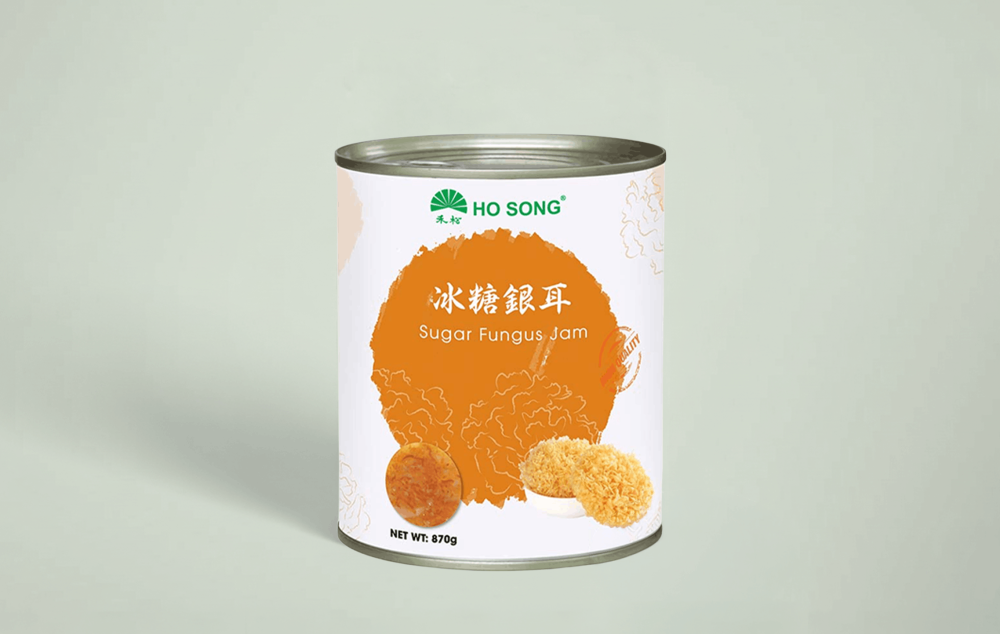 Canned Sugar Fungus Jam 冰糖銀耳罐頭