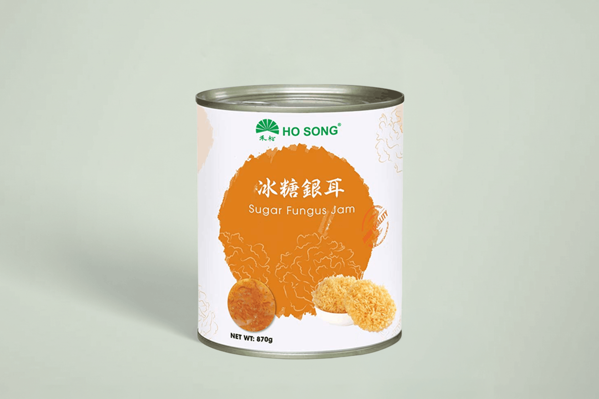 Canned Sugar Fungus Jam 冰糖銀耳罐頭