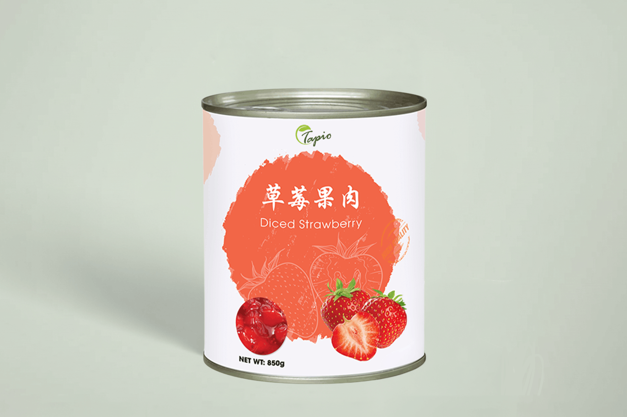 Canned Diced Strawberry 草莓果肉罐頭