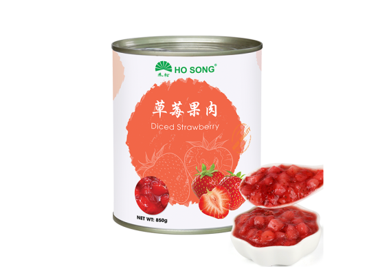 canned diced strawberry