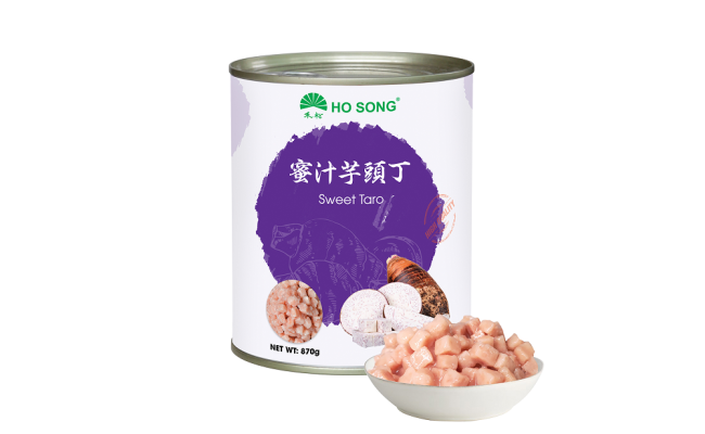 canned diced sweet taro