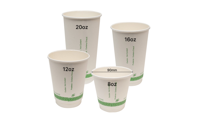可分解雙層熱飲杯 Compostable Double-Wall Hot Cup