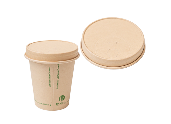 水性塗層竹纖維熱杯蓋 80/90mm Water Base Bamboo Fibre Hot Cup Lid