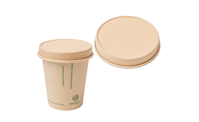 水性塗層竹纖維熱杯蓋 80/90mm Water Base Bamboo Fibre Hot Cup Lid