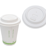 可分解纖維掀口蓋 80/90mm Compostable Fibre Tab Lid