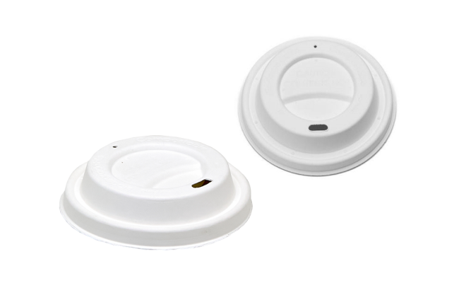 可分解纖維熱飲蓋 80/90mm Compostable Fibre Hot Cup Lid