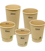 竹纖維水性塗層雙層紙杯 Bamboo Aqueous Double Wall Cup