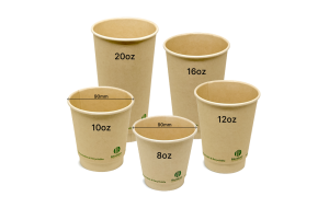 竹纖維水性塗層雙層紙杯 Bamboo Aqueous Double Wall Cup